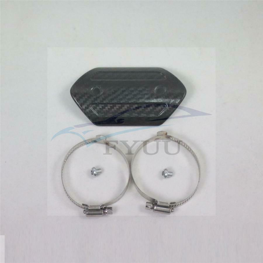 Motorcycle Exhaust Middle Link Pipe Carbon Fiber Protector Heat Shield Cover