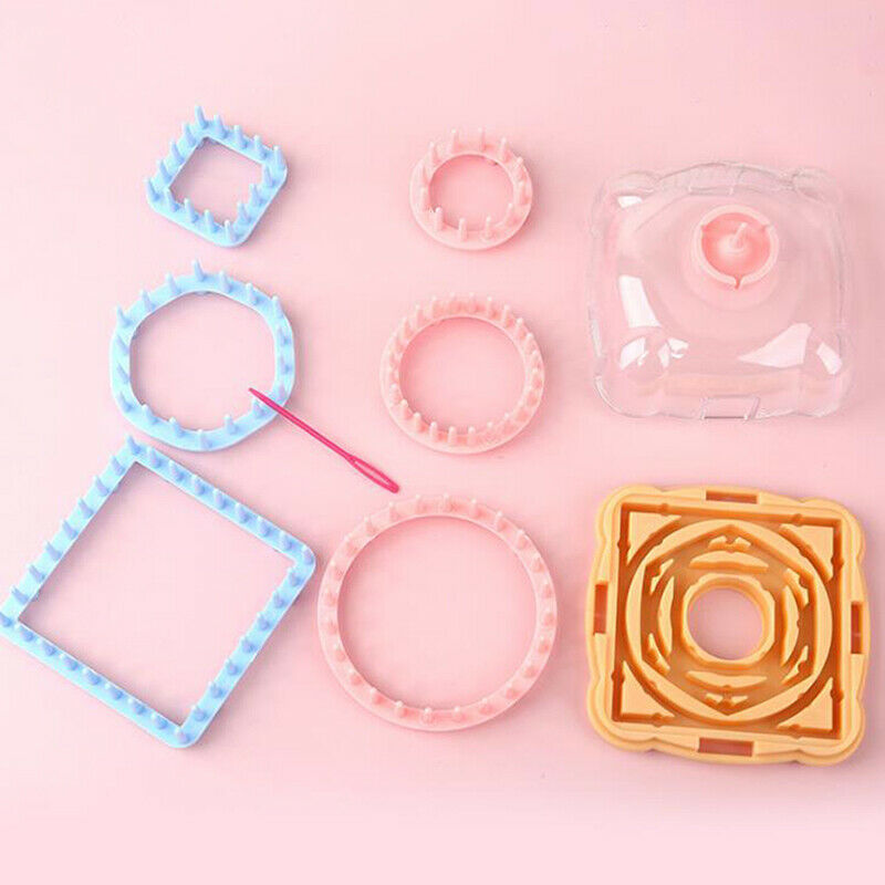 1PCS DIY Weaving Tool Knitting Machine Color Stitching Tool Flower Loom Knitt SJ