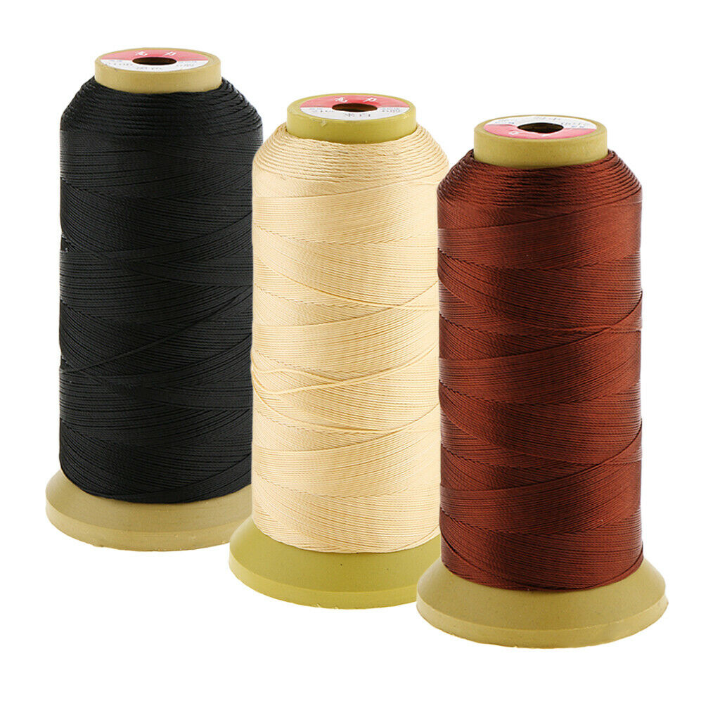 3pcs Hair Weave Sew Sewing  Decor Thread For Weft Hair Extension 210D