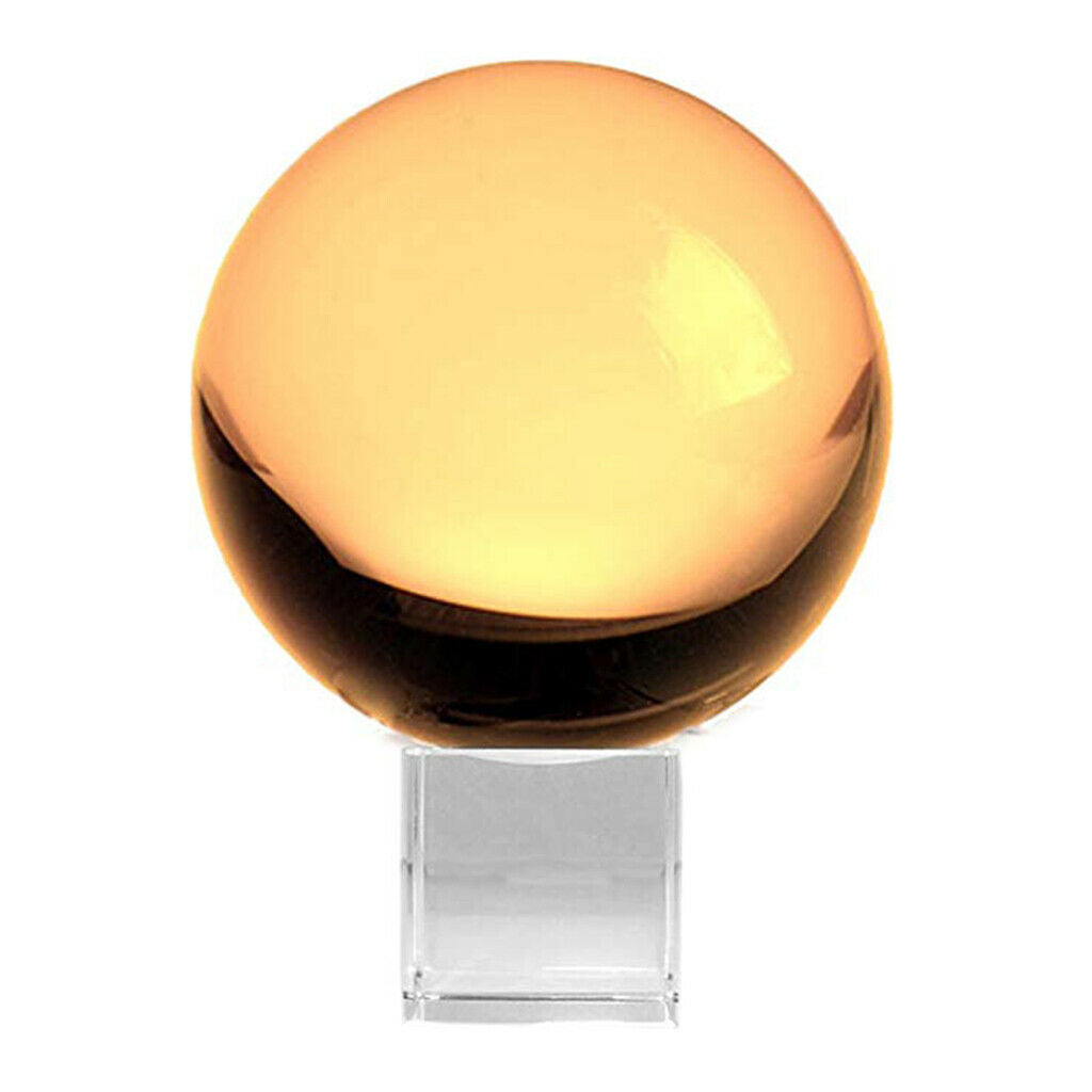 Clear Trapezoid Crystal Ball Stand, Small (For 1.57 inch - 2.36 inch Ball)