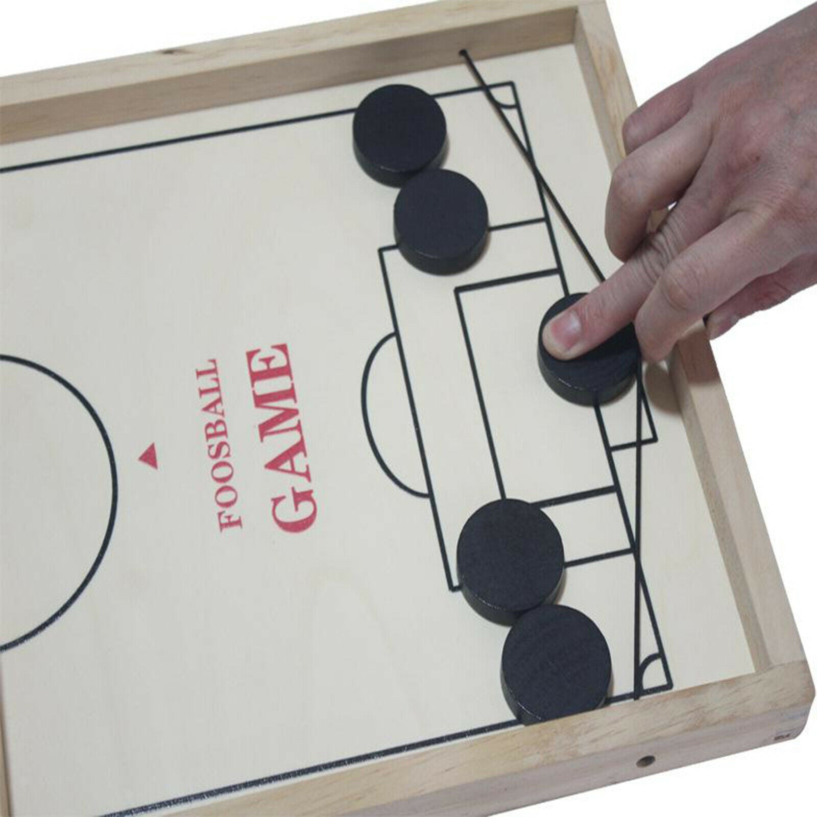 Folded Fast Sling Puck Game Hockey Board Game Foosball Winner Board Game