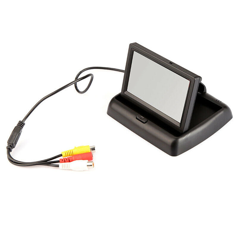 Foldable 4.3Inch Color LCD TFT Reverse Rear view Monitor for Car Back Up CamerH5