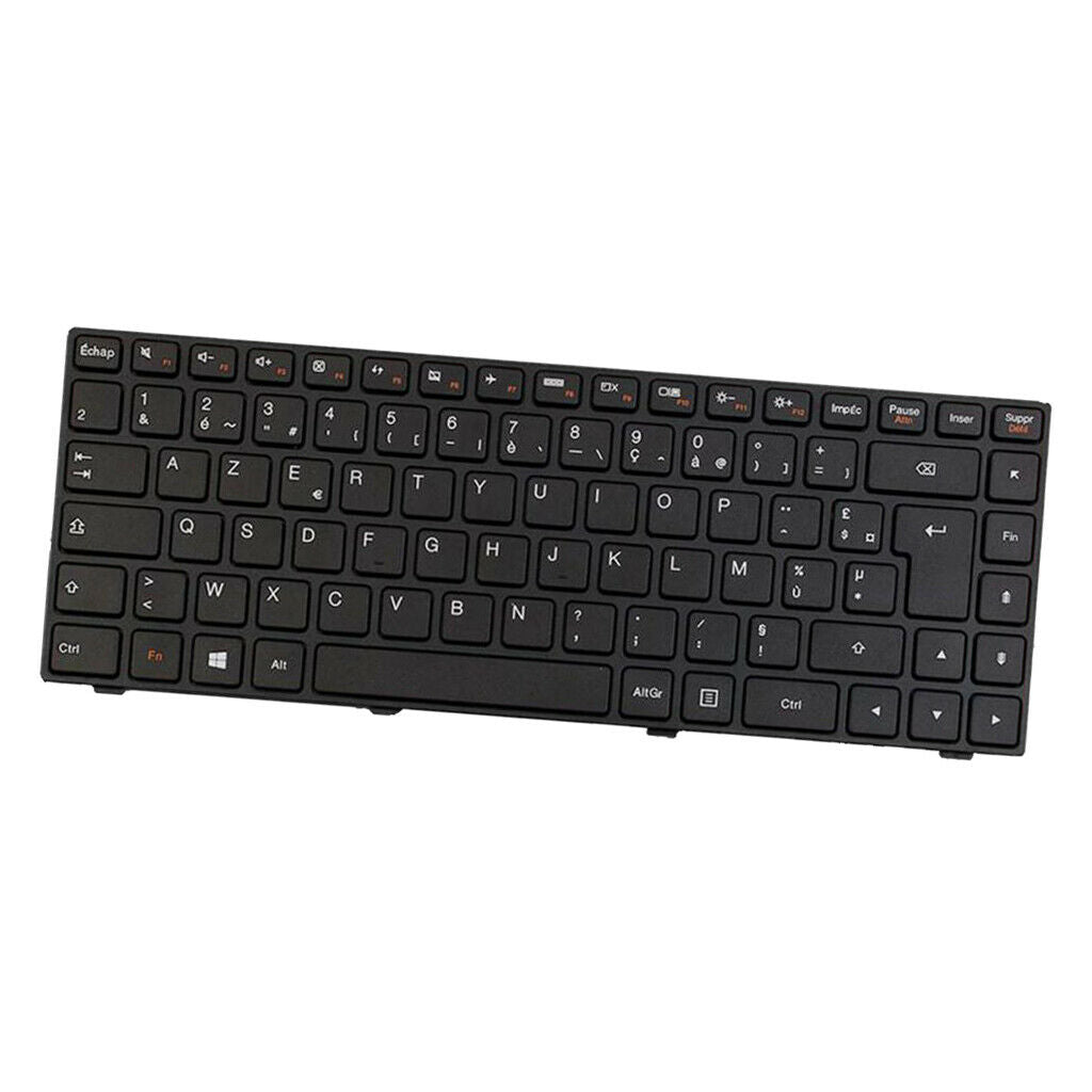 Laptop Keyboard FR Layout Compatible for Lenovo IdeaPad 100-14IBY Black