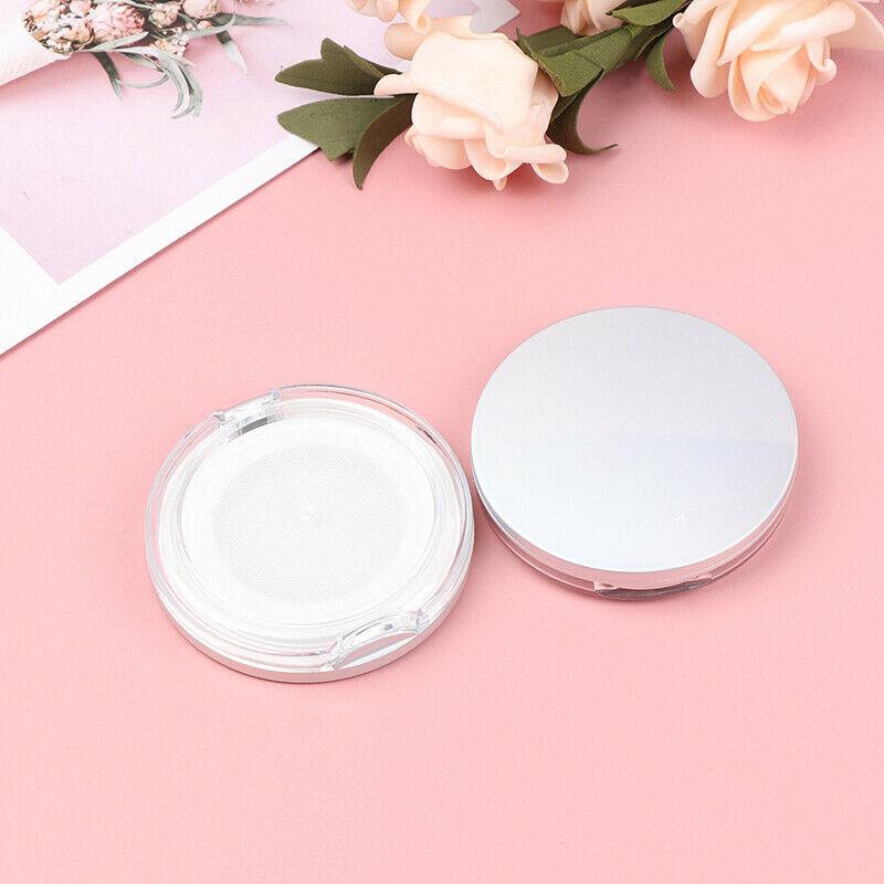 1Pcs Portable Empty Cosmetic Sifter Loose Jar Container Puff Box Containe.l8
