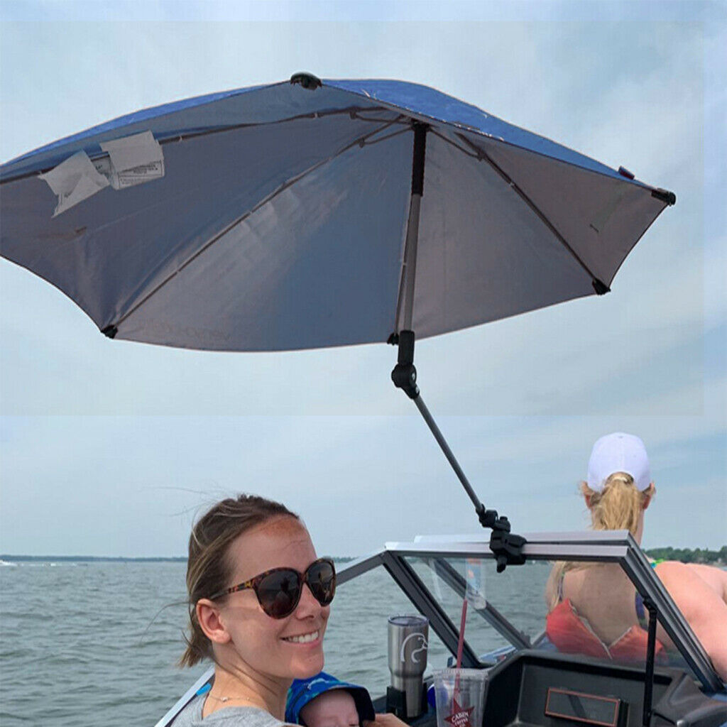 Adjustable Beach Umbrella Sunshade Sun Protection] Shelter Chair Camping