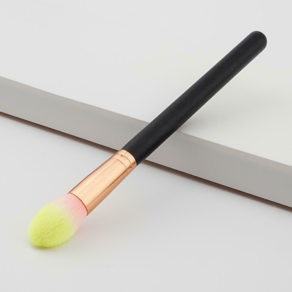 Pro Black Wooden Handle Makeup Cosmetic Powder Blush Foundation Brushes Tool