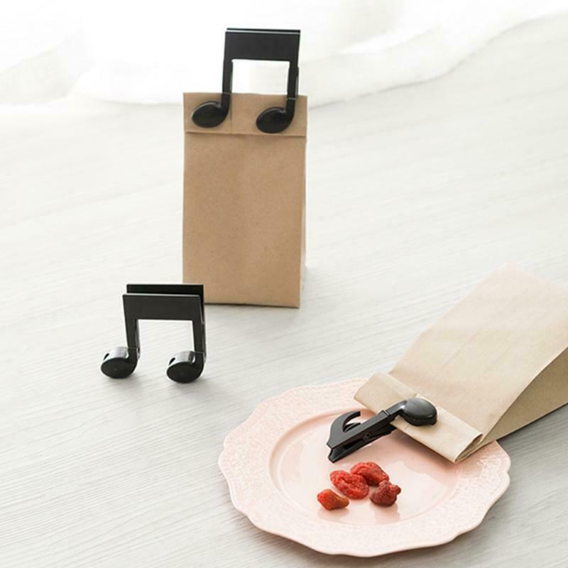 Multipurpose Musical Notes Shape Clothespin Food Sealing Clips Durable Hanging