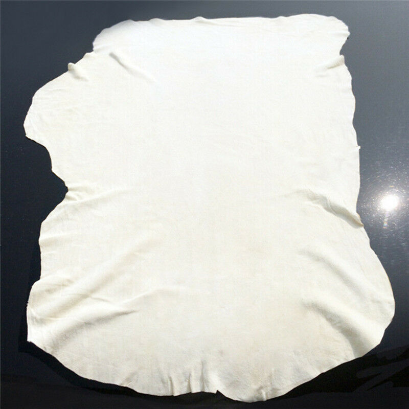 Natural Chamois Leather Car Cleaning Cloths Washing Suede Absorbent Towel Ne Rf