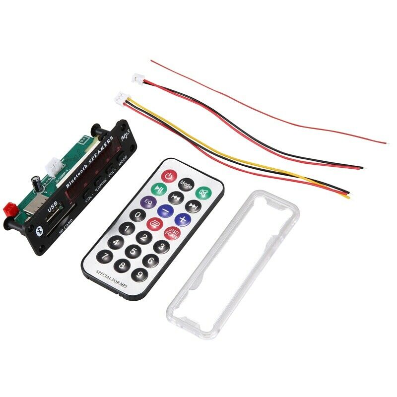 Dc 5V/12V Bluetooth 5.0 Audio Decoder Board Audio Module Usb Aux Sd Fm Radio LH6
