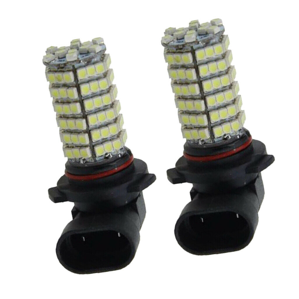 2X 9006/HB4 120SMD 6000K High Power LED Fog Driving Light Turn Signal Lamps