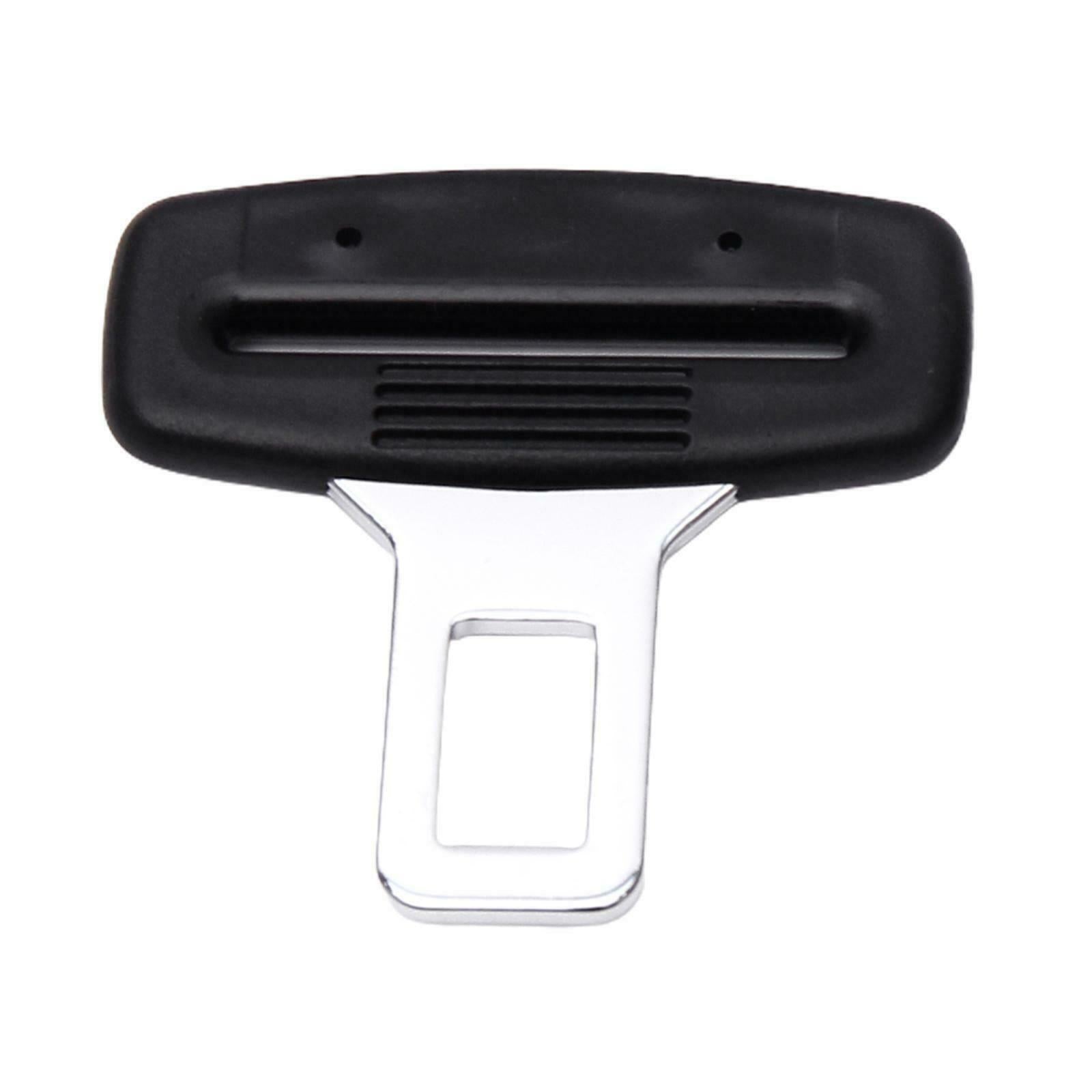 Universal Auto Car Seat Safety Belt Buckle Belt Clip Silencer Metal Tongue