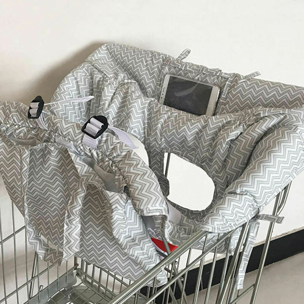 Infant High Chair Grocery Shopping Cart Cover Baby Toddlers Safety Harness
