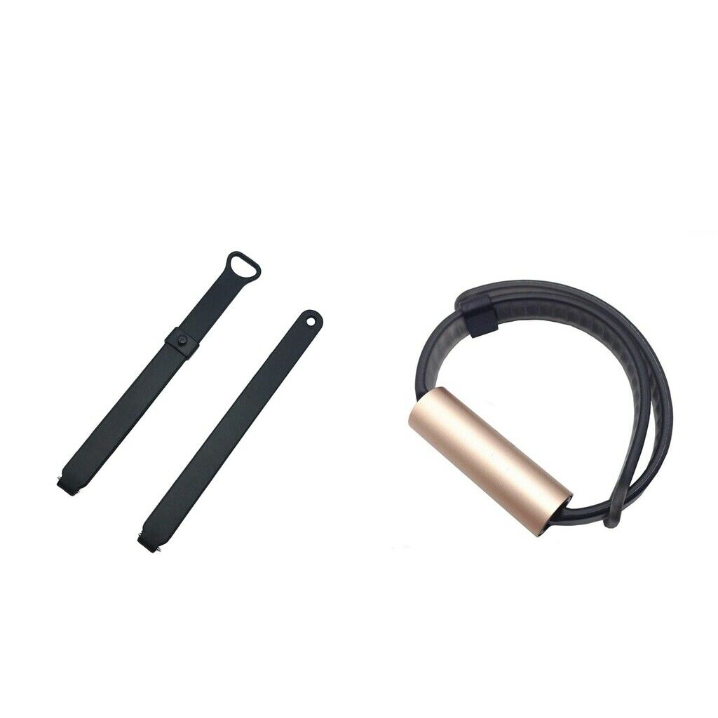 3x Smart Bracelet Accessory Durable for Vigorous Activity Easy to Wear Black