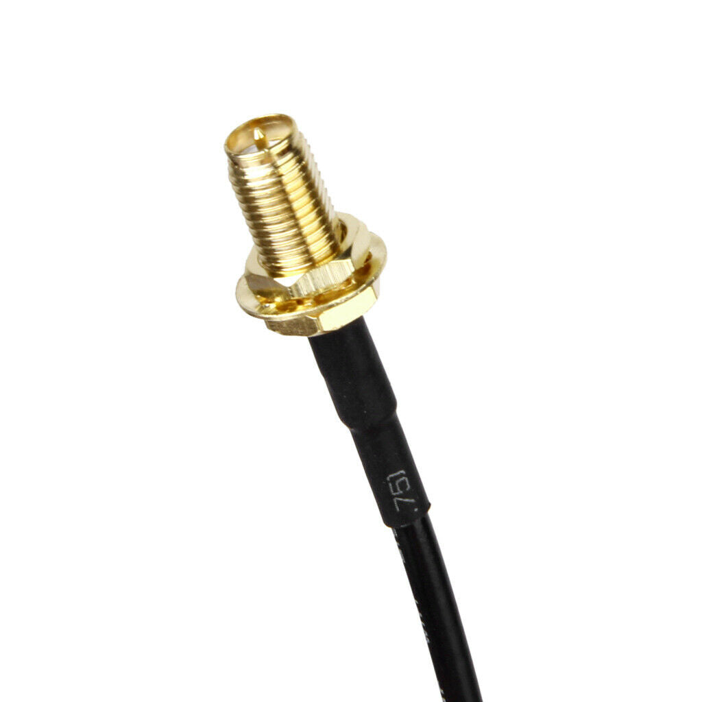 2 Pcs RP-SMA CRC9 & TS9 Pig Cable Female Connector Antenna for