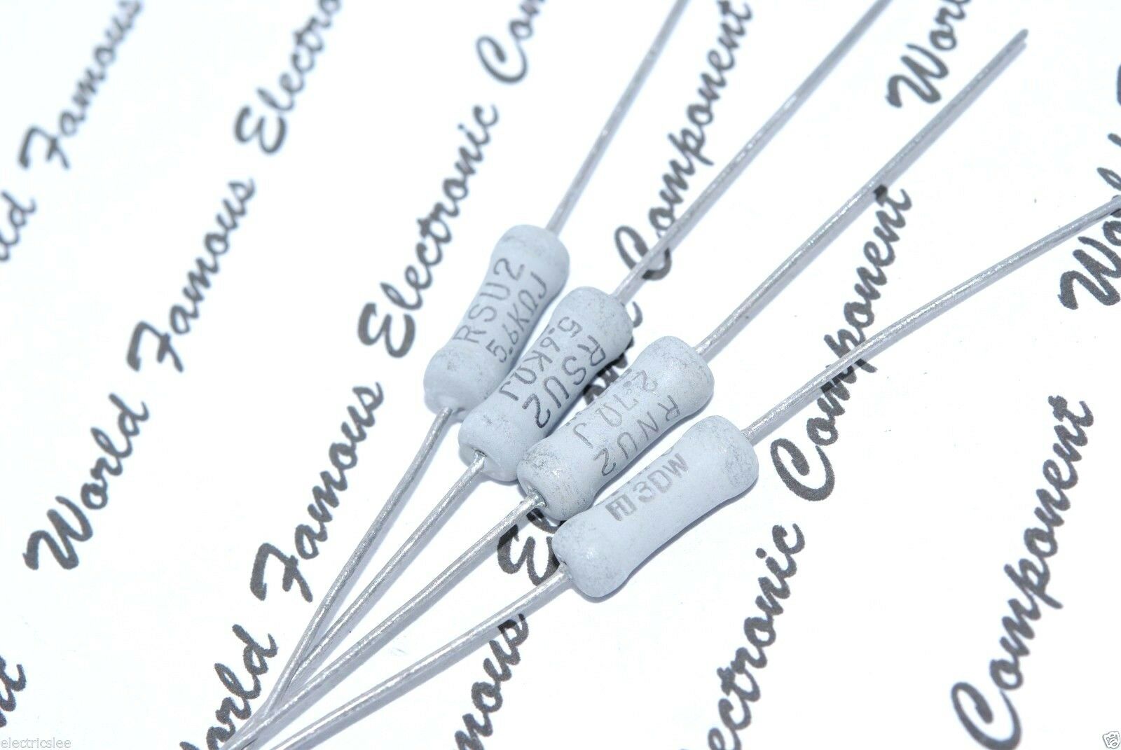 2pcs - RNU2 10R 2W 5% Wire Wound Resistor