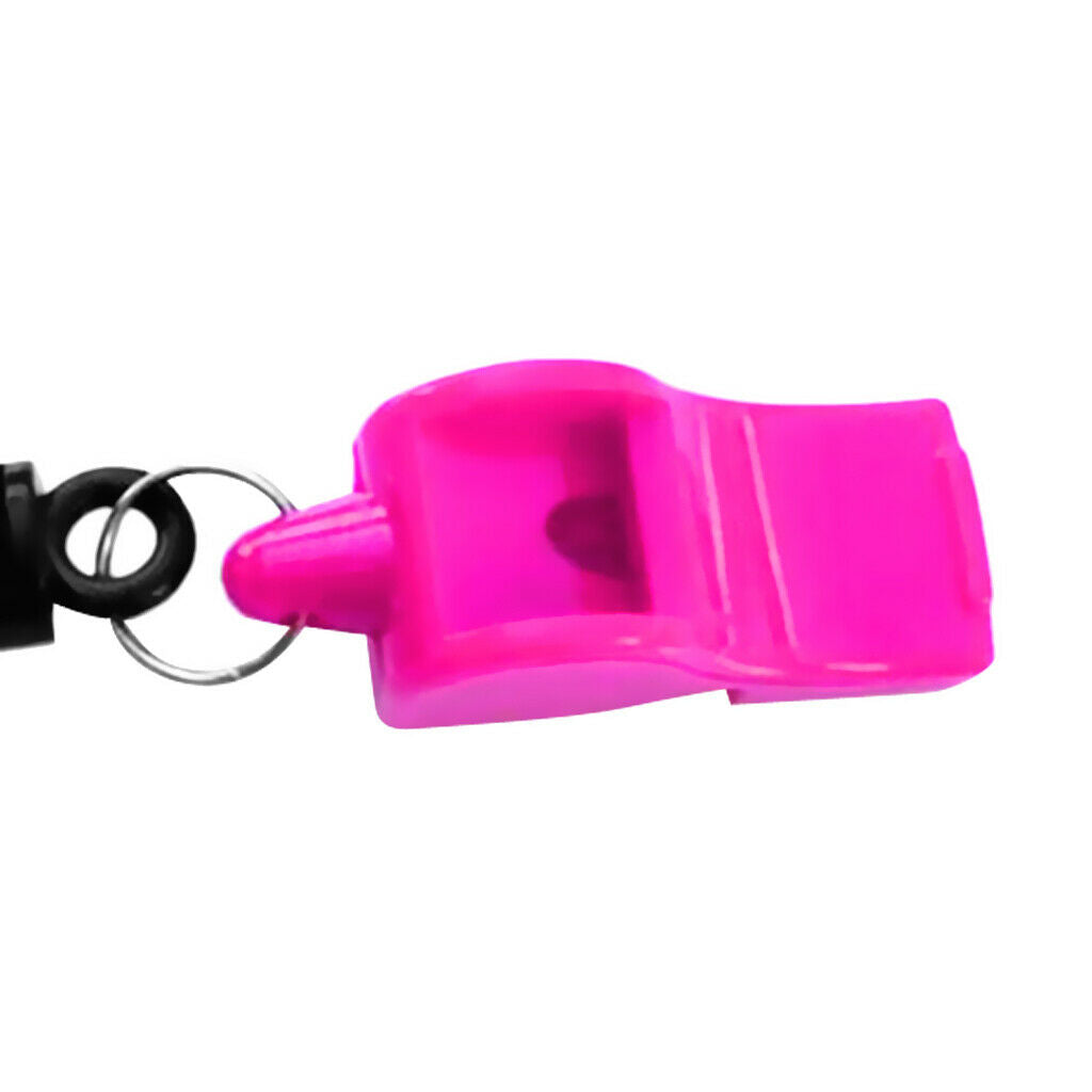 6x Whistle Safety Clip for Emergency Emergency Signaling in Case of Rowing