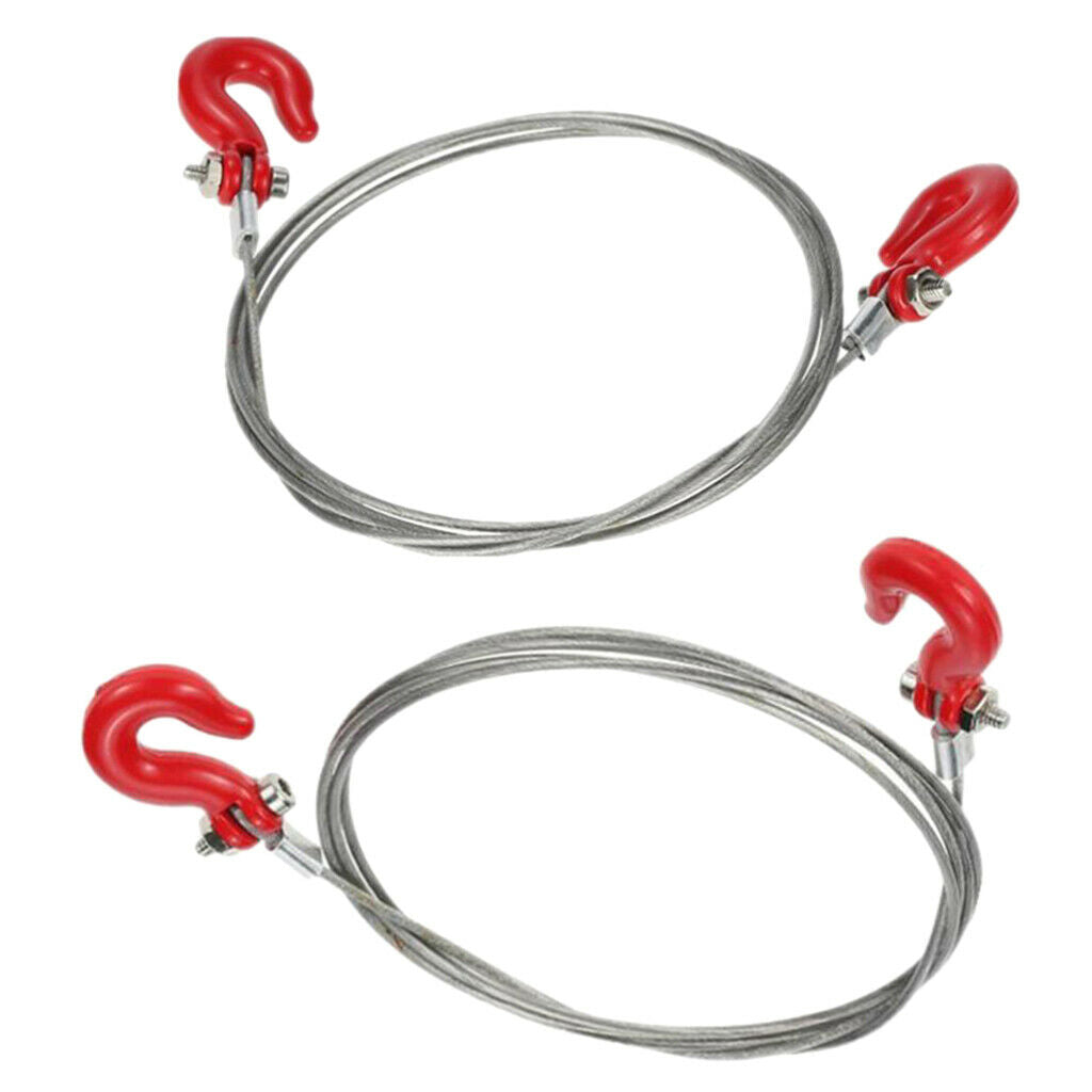 1/10 RC Car Tow Hooks + Shackles Simulation Rescue Parts for   D90 D110