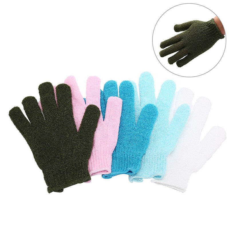 1pc shower exfoliating body scrub glove dead skin removal massage bath mit.l8