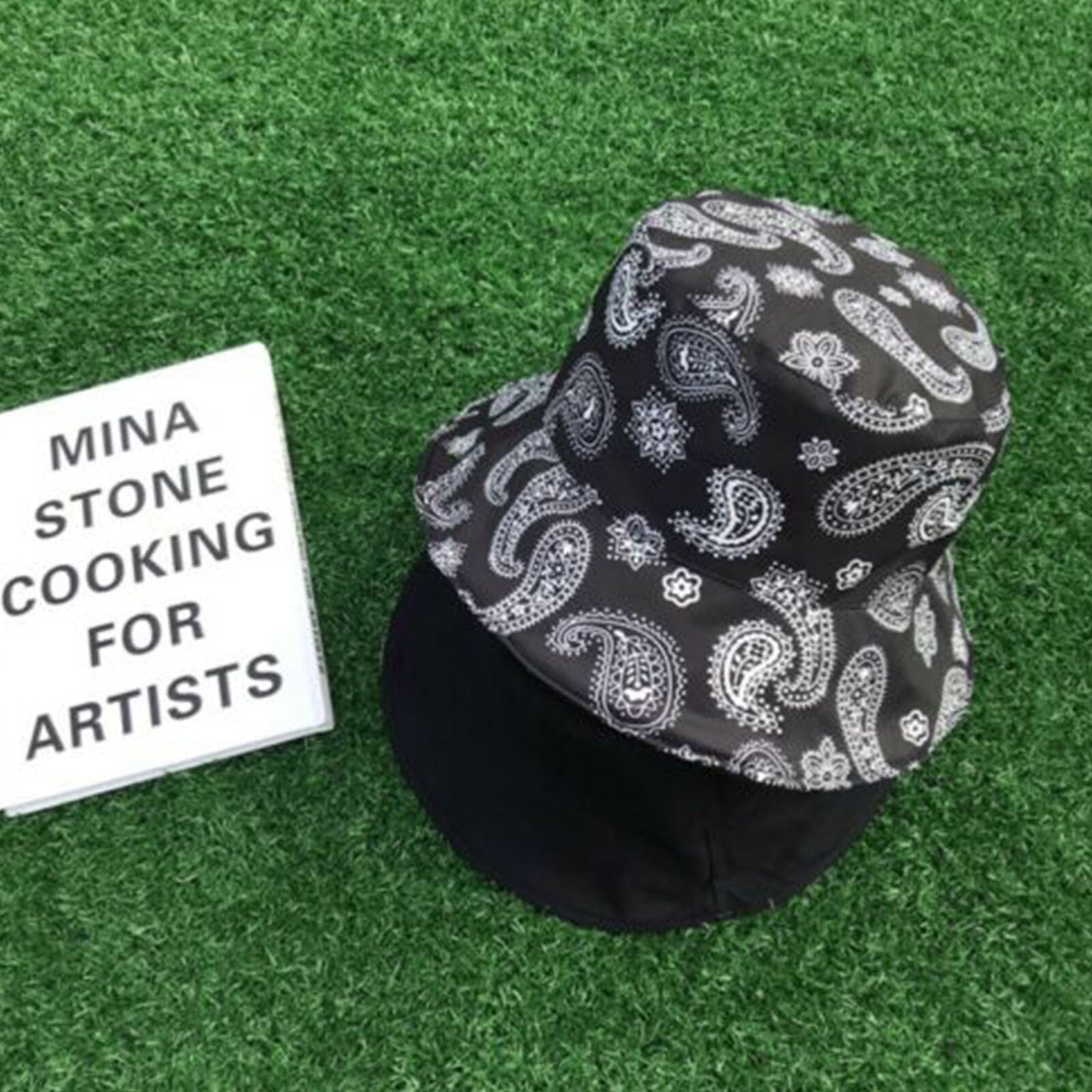 Paisley Bucket Hat Ladies Mens Reversible Summer Beach Bush Cap Bandanna Design
