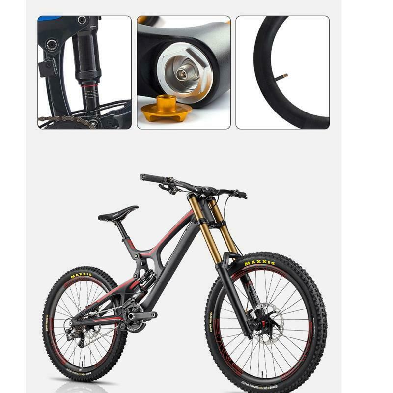 Bicycle Manual Light Front Fork Shock Absorber Rear Pump w/ Tire Pressure Gauge