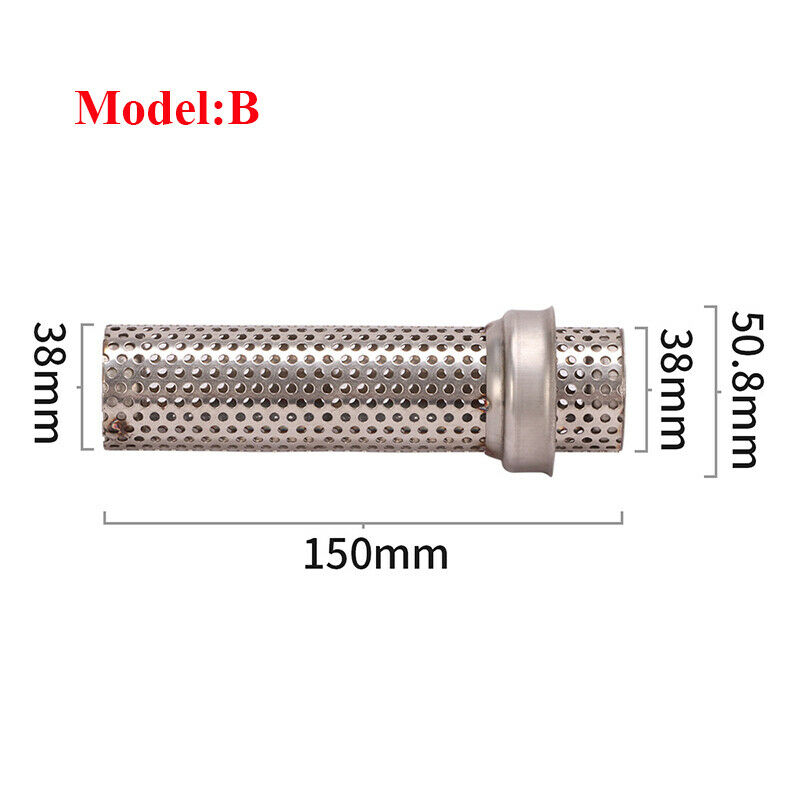 Universal 51mm Silencer Pipe Motorcycle Exhaust Pipe DB Killer Removable Muffler