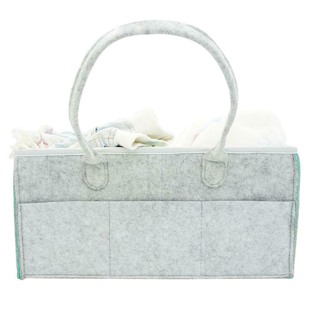 Multi-function Felt Baby Diapers Bag Portable Mummy Nappy Storage Handbags @