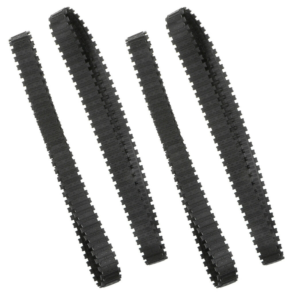 2 Pairs Of 66cm Rubber Tank Track For DIY Robot Replacement