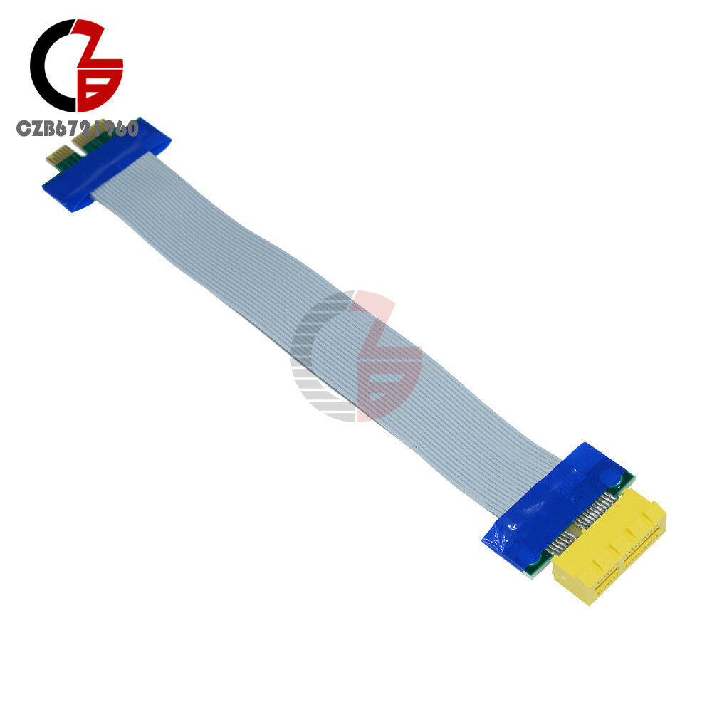 20CM PCI-E 1X to 1X Professional Riser Card Ribbon Extender PCI Express Cable