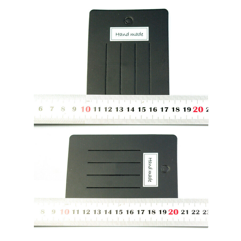 20 Pack Jewelry Display Cardboards Handmade Blank Barrette Card Holder
