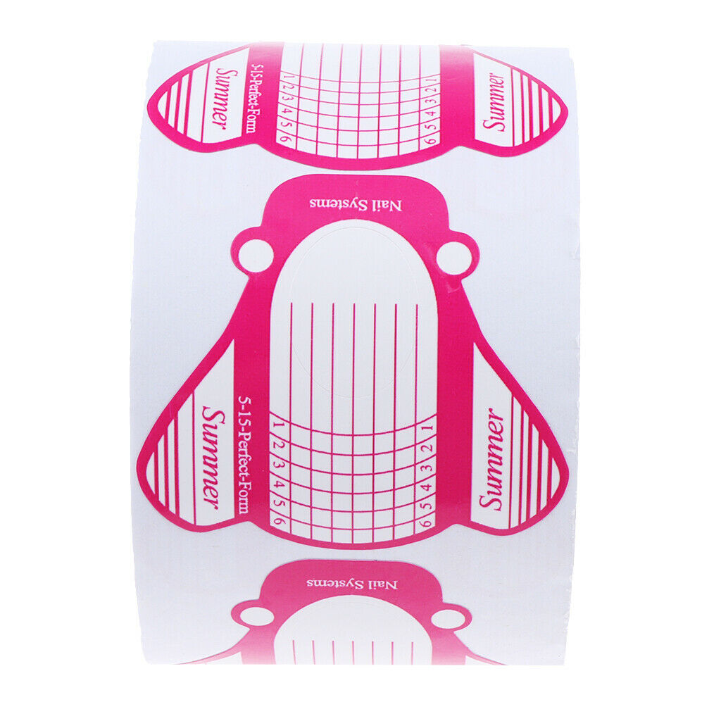 500pcs Nails Nail Tips Shape Polish Nail Extension Instructions