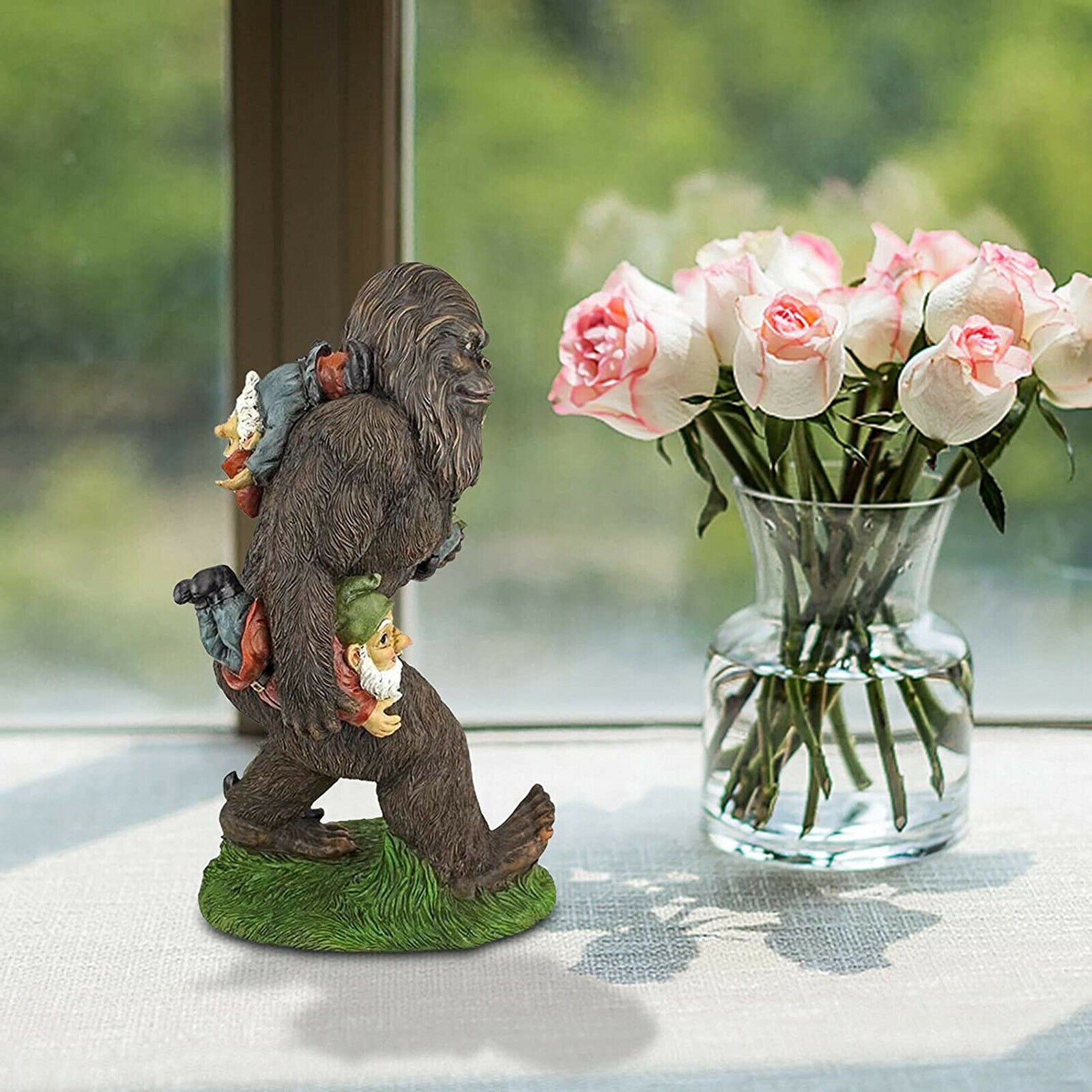 Garden Gnome Statues Outdoor Decor Sculptures Statues Bigfoot Gnomes Garden A