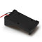 5Pcs 9V Black Battery Holder Box Case Container Block Cell 6F22 with Lead Cable