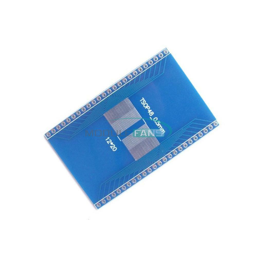 5PCS TSOP48 To DIP48 New Adapter Plate 0.5mm Pitch Interposer Board Pcb Board