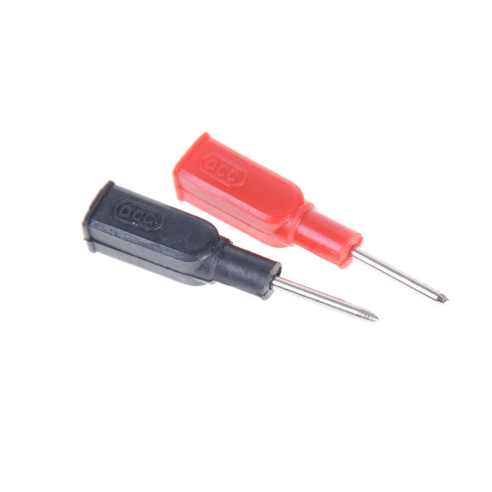 2x DCC Copper 4mm Banana Female to 2mm Pin Tip Head For Multimeter Test Pr.l8