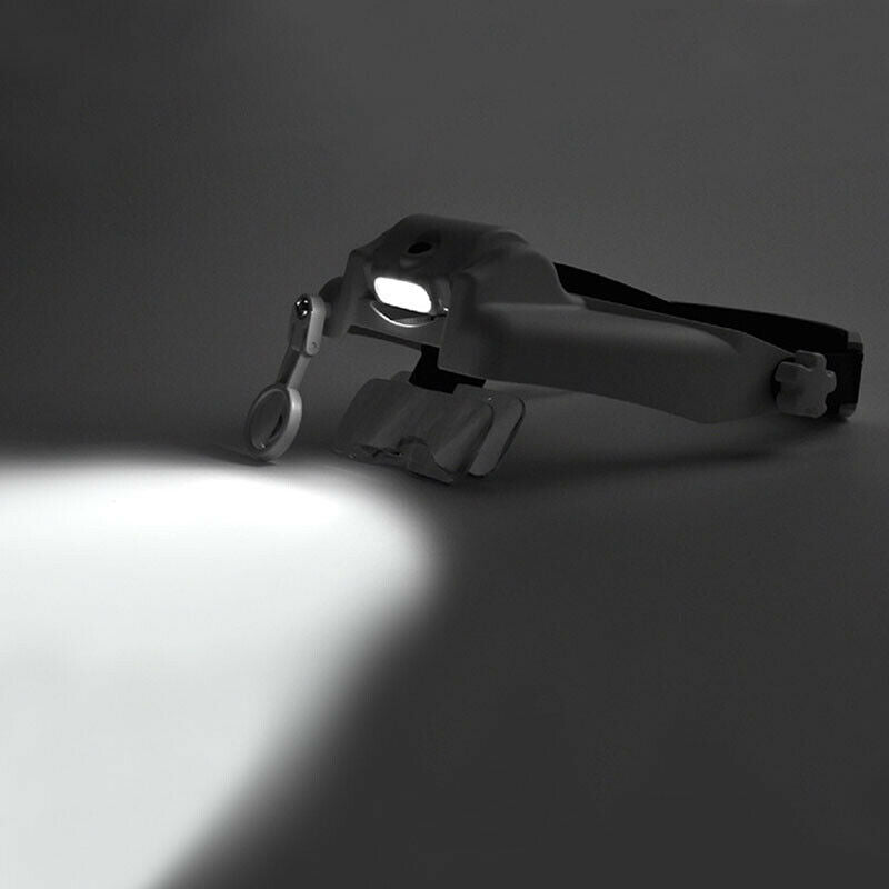 1X--14X 6 Lens Optivisor Headband Magnifier Head Magnifying Glass