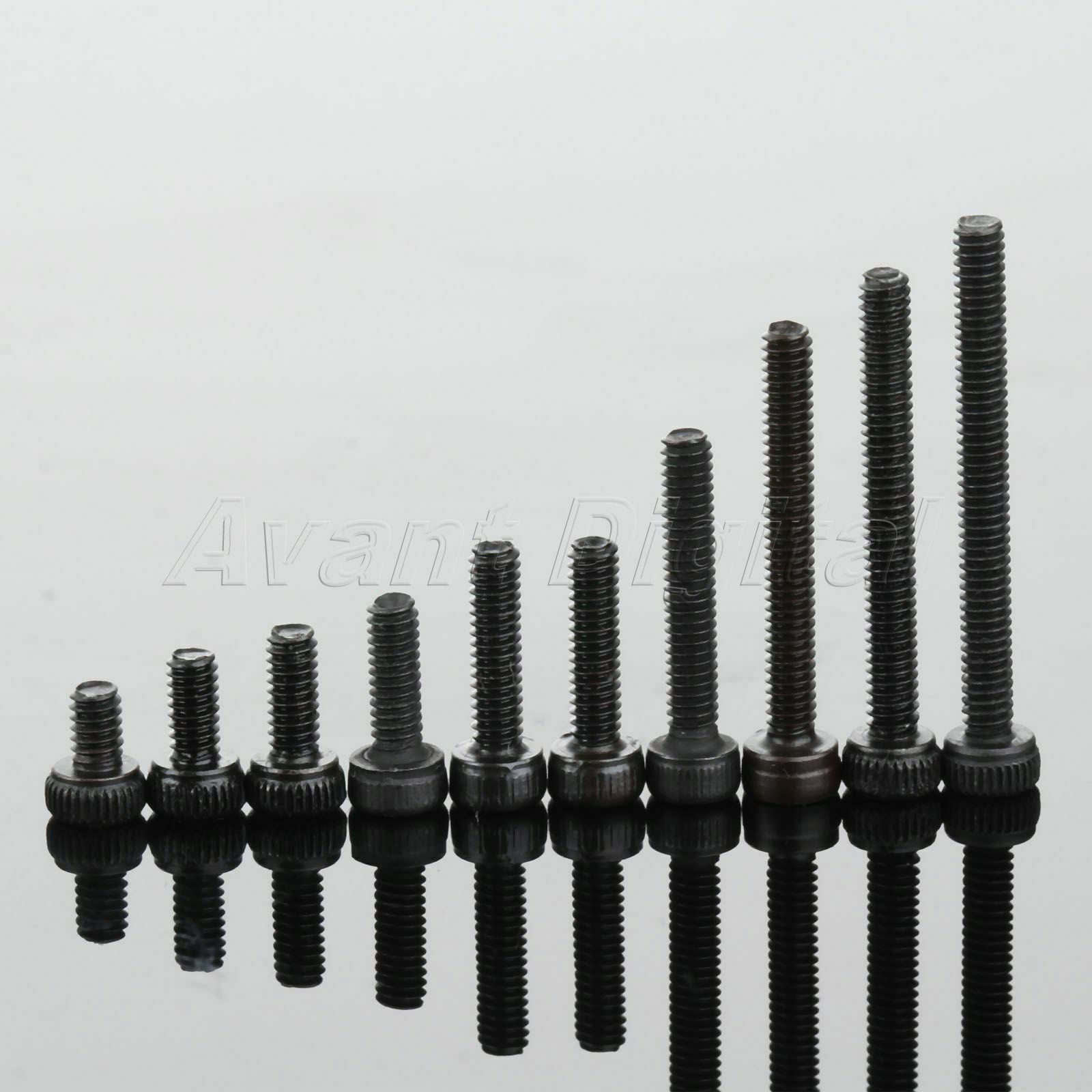 200pcs M2 Hex Phillips Screws Set Countersunk Carbon Steel Assortment Screw Kit