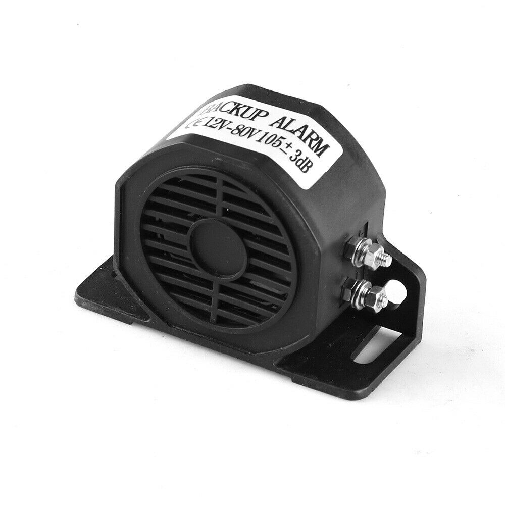 New 12-80V Reverse Buzzer Alarm Horn Beep Truck Caravan Car Back Up Beeper 105db