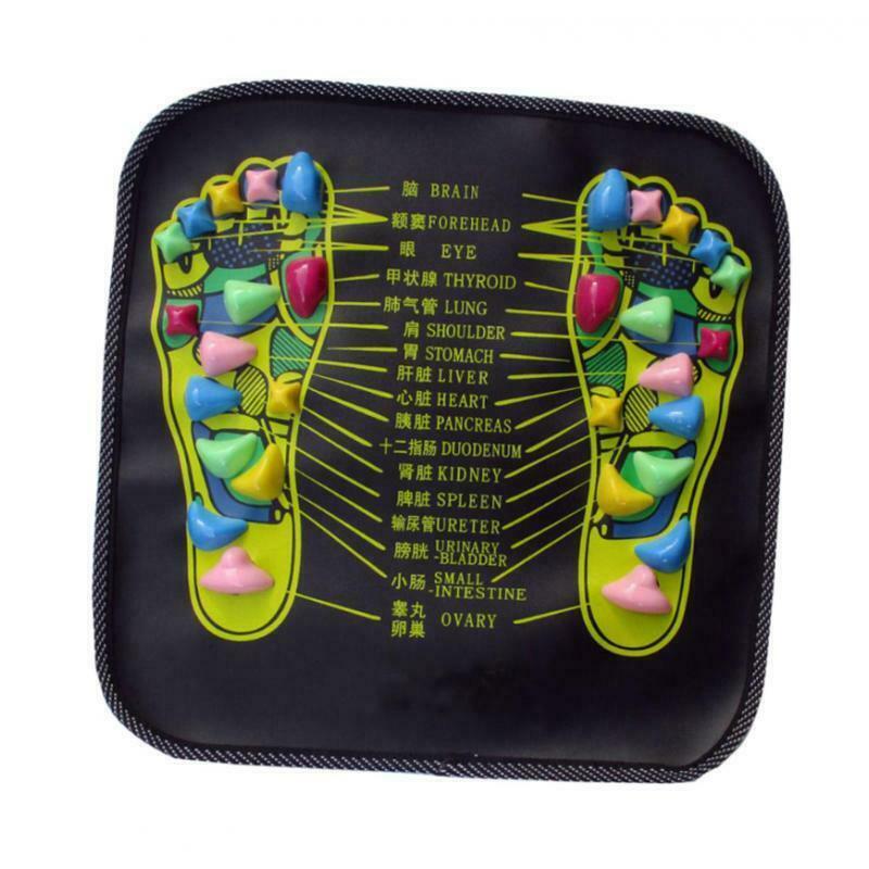 Foldable Foot Massager Mat Foot Leg Spa Cushion Massaging Carpet 34*34cm