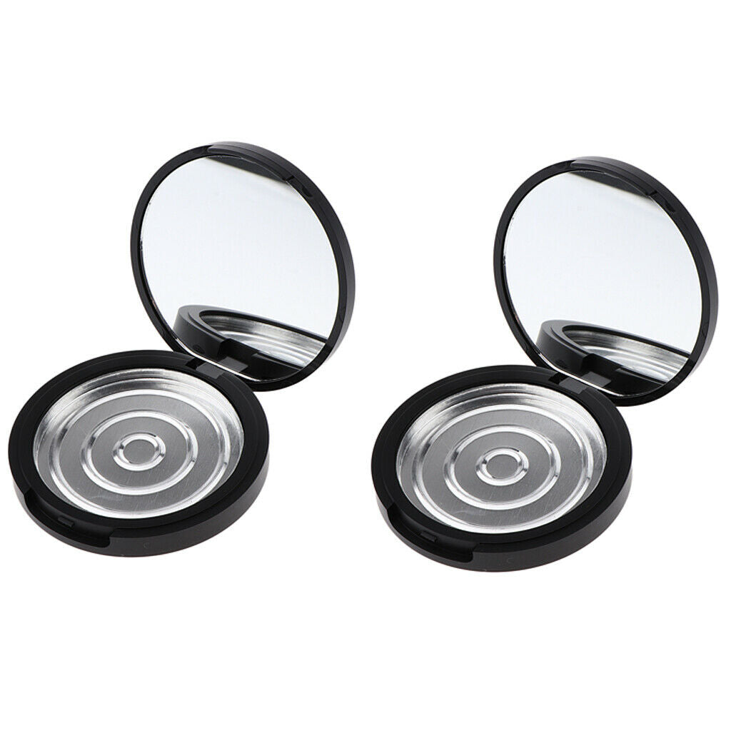 2x Empty Powder Covers, Face Powder, Blush, Makeup Palette, Cosmetic Jars,