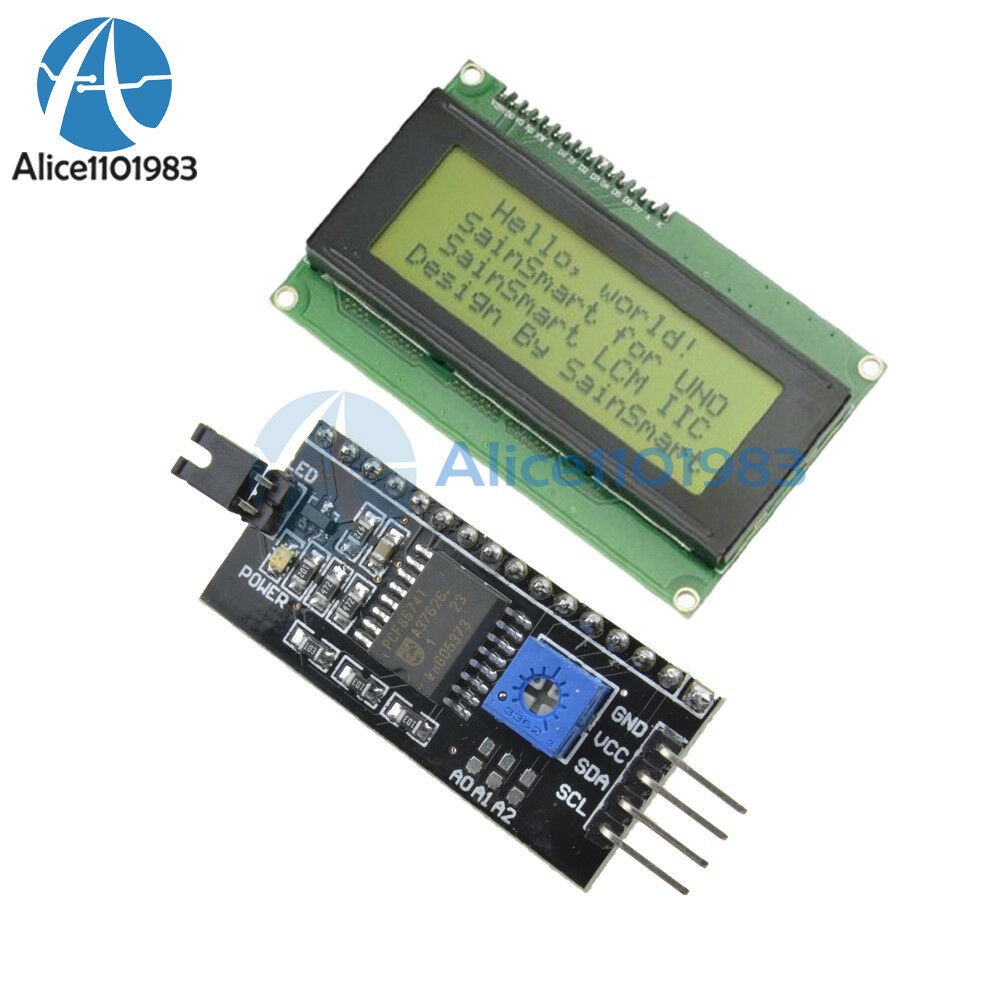 20x4 LCD 2004 Character Display + IIC/I2C/TWI/SPI Serial interface Board Module
