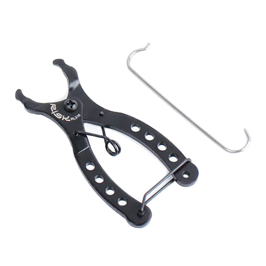 Portable Bike Chain Pliers Master Missing Link Opener Closer Clamp Hook