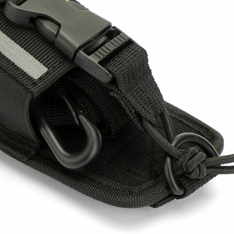 4X Universal Elastic Multi-Function Radio Nylon Case Walkie Talkie Bag AT2