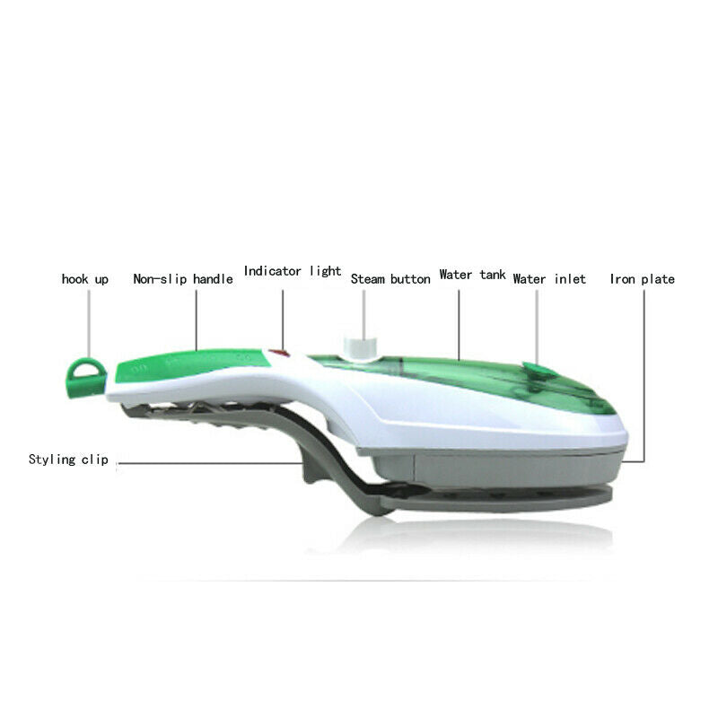 1000W Electric Steam Iron Handheld Fabric Laundry Steamer Brush Home Travel 220V
