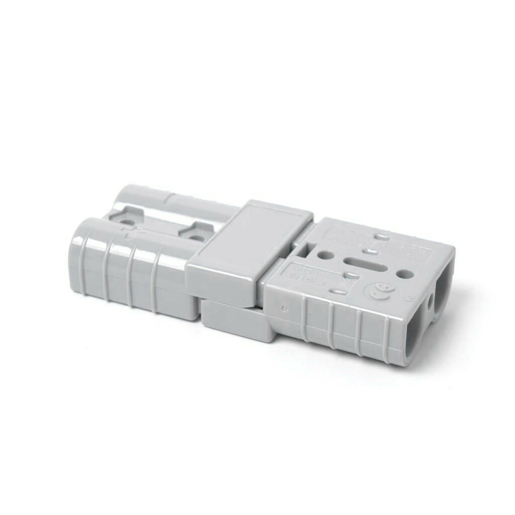 2Pcs 50A Battery Quick Plug Disconnect Connector Kit Grey for Winch Trailer