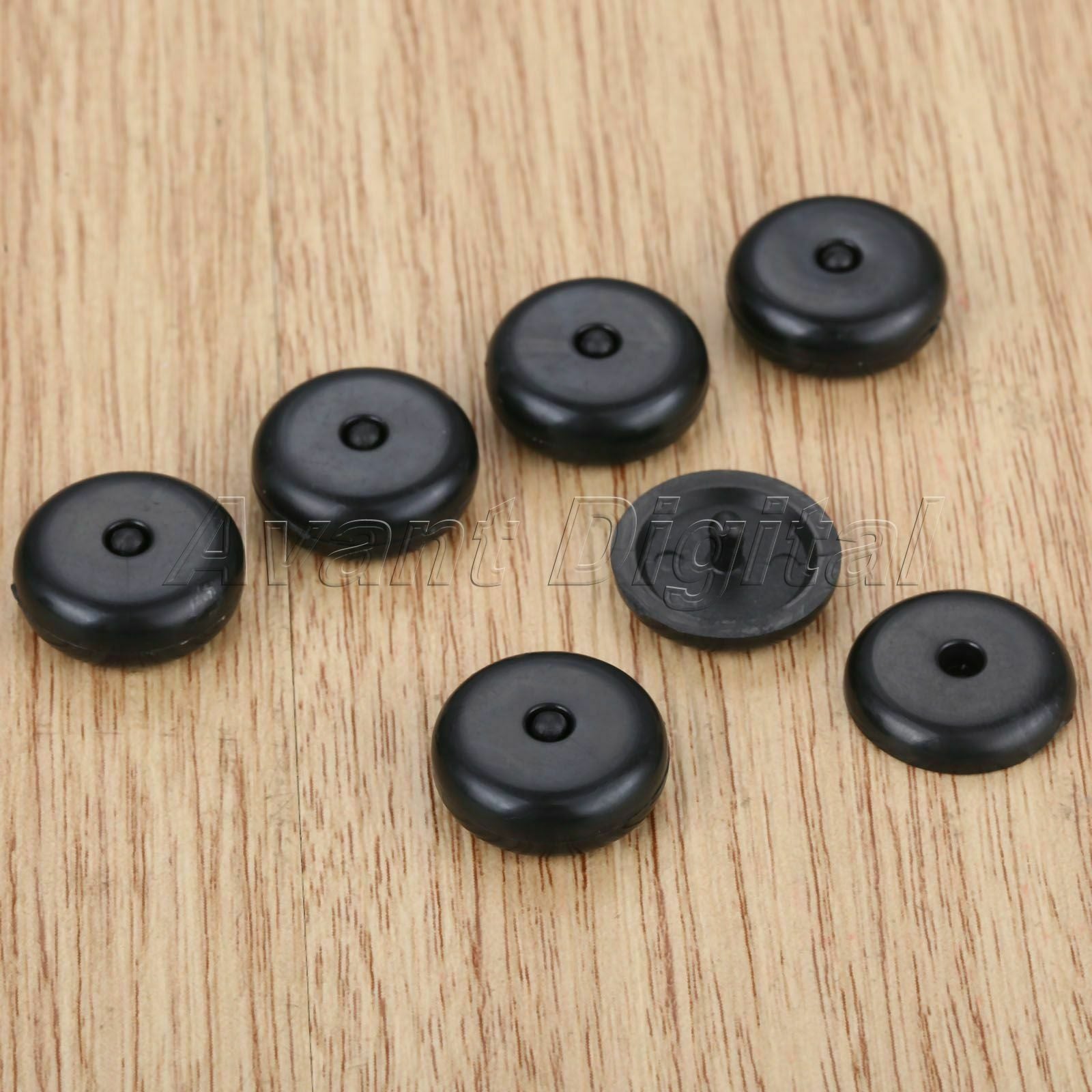 10 Pairs Black Clips Buttons Safe Belt Fasteners Interior Triming Accessories