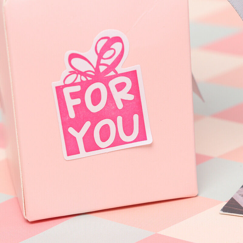 180pcs/lot Pink Color For You Stickers DIY Hand Made For Gift Sealing Sti.l8