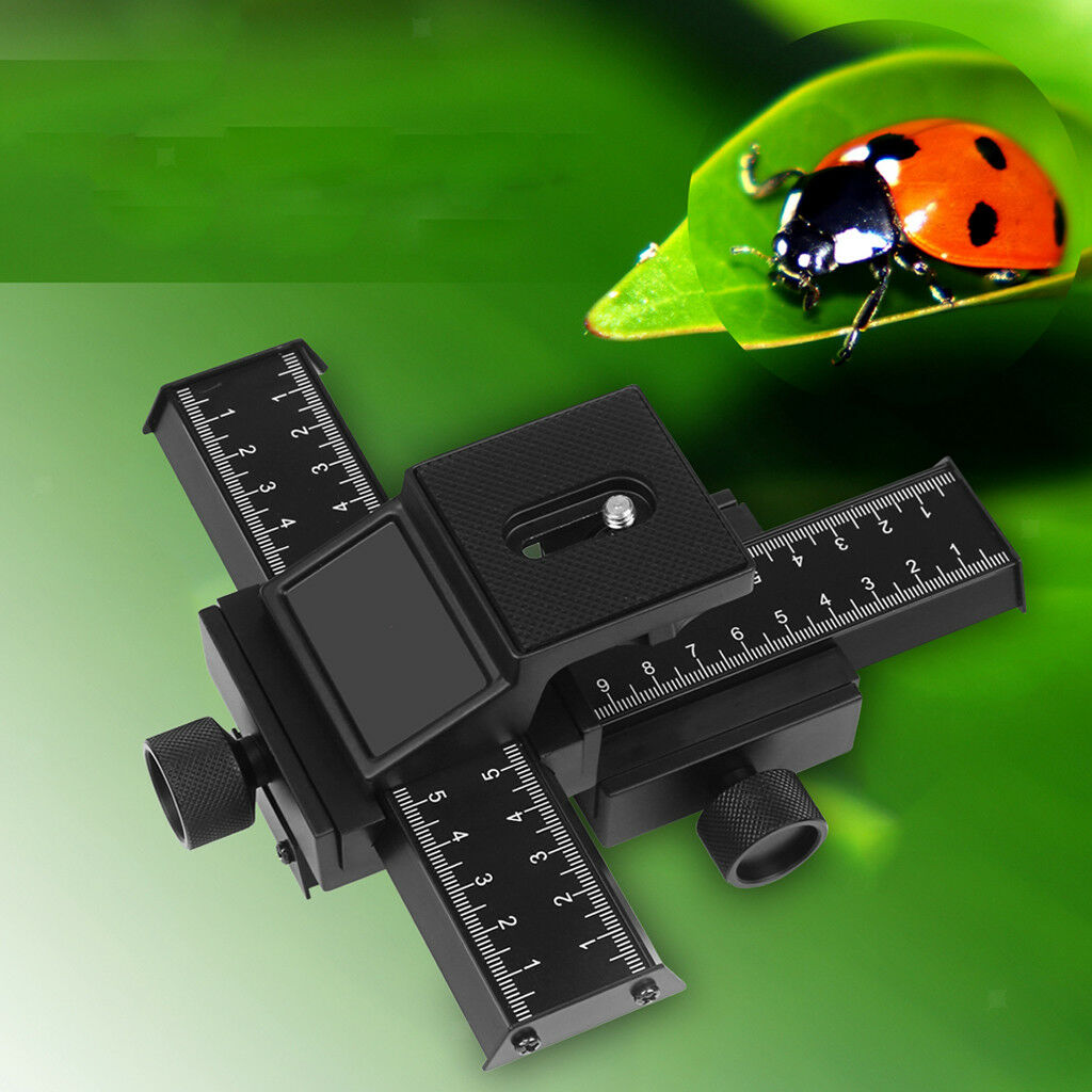 plastic 4 way Macro Focusing Rail Slider for SLR DSLR Camera Photography