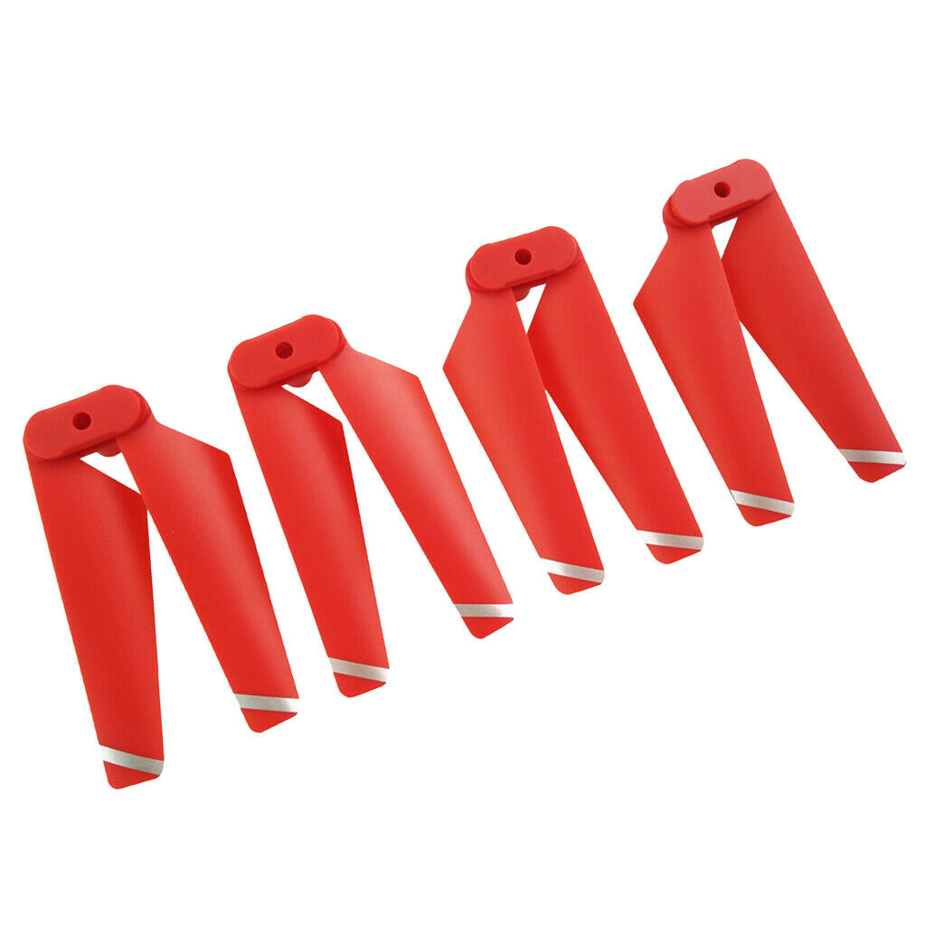 4pcs Replacement Propeller Props CW CCW for XS809 XS809W Drone Accessories - Red