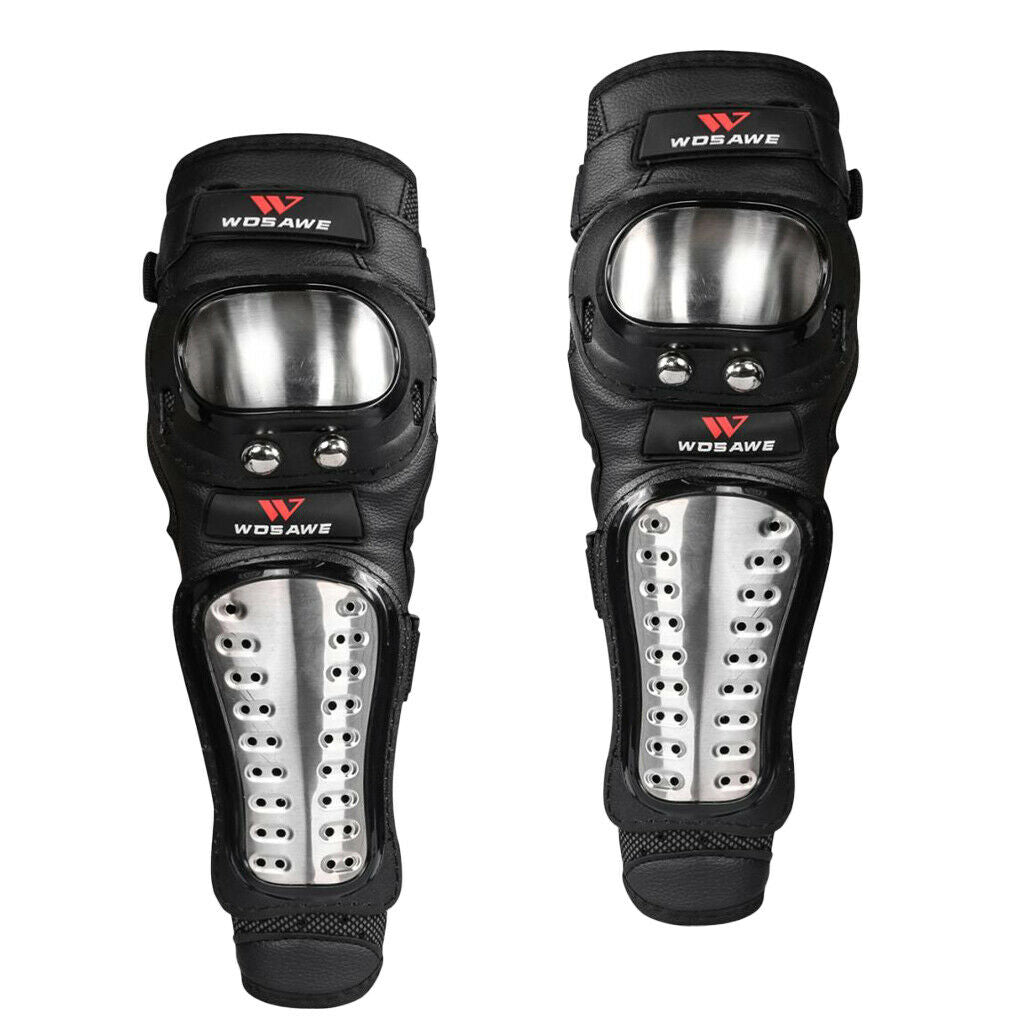 2Pcs Motorcycle Elbow Pads - Adults Alloy Steel ATV Motocross  Bike Bicycle
