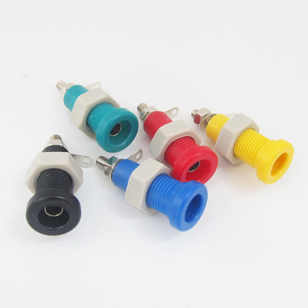 1set 5 colors 3.5mm Banana Female Socket Binding Post 3.5mm Terminal Probes